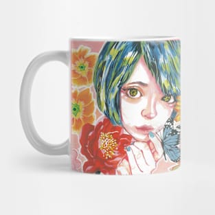 Yuna and Flowers Mug